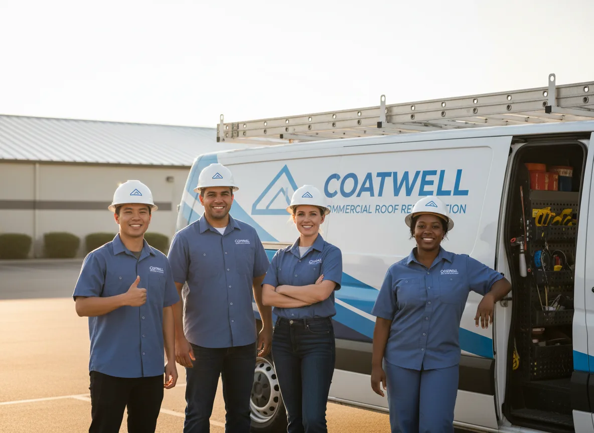 Commercial roof coating company in Rogers, CT